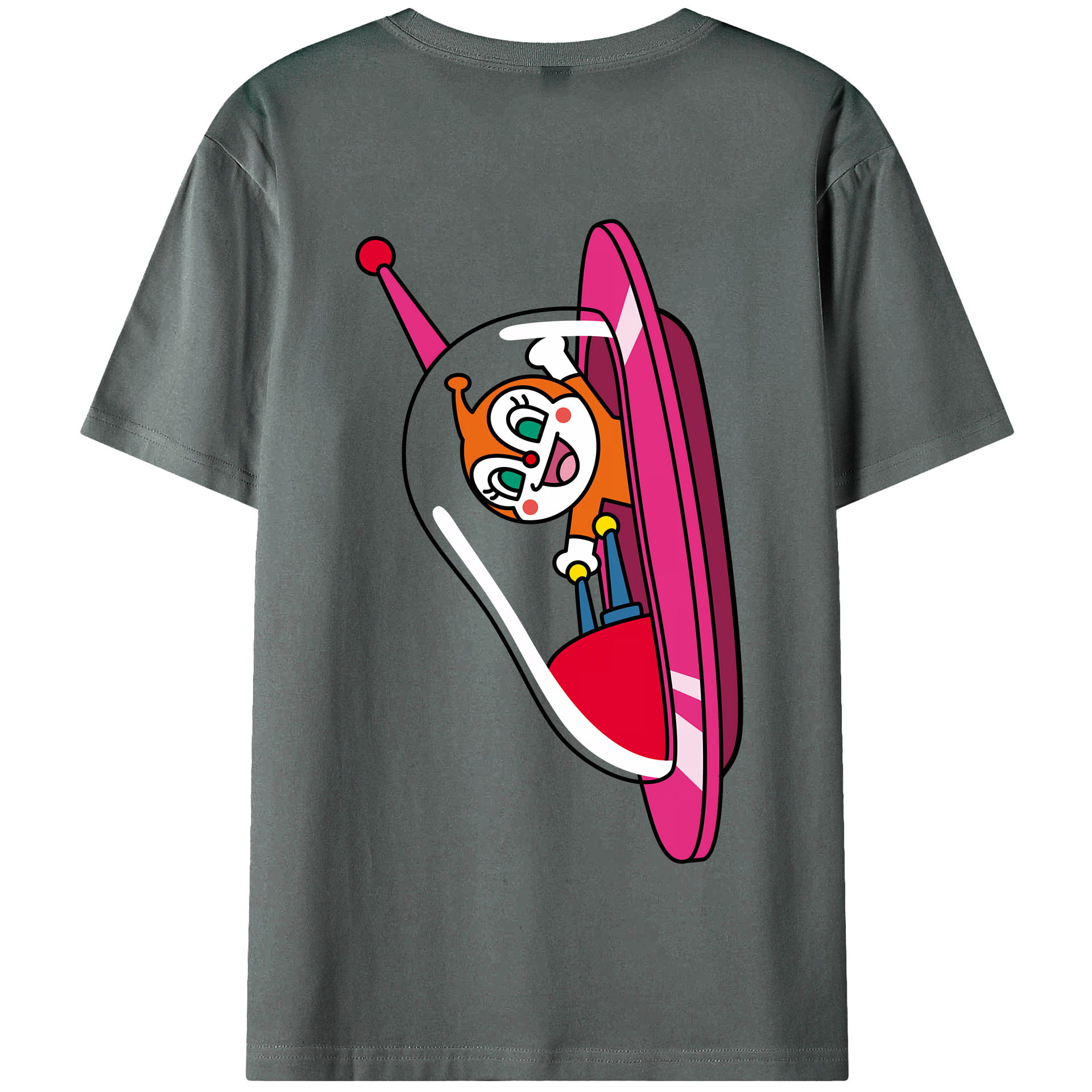 （画像用） アンパンマン Anpanman 綿100％半袖Tシャツ（背面プリント）